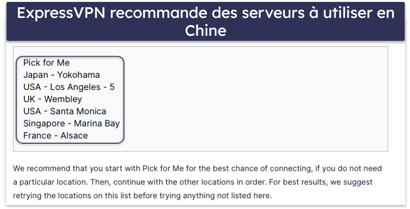 Comment faire en sorte qu’ExpressVPN fonctionne systématiquement en Chine