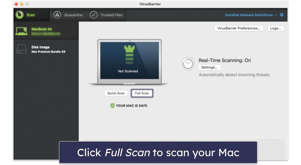 Step 1. Run a Full System Scan With Your Antivirus