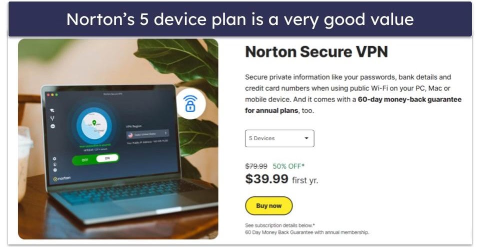 Norton Secure VPN Plans &amp; Pricing