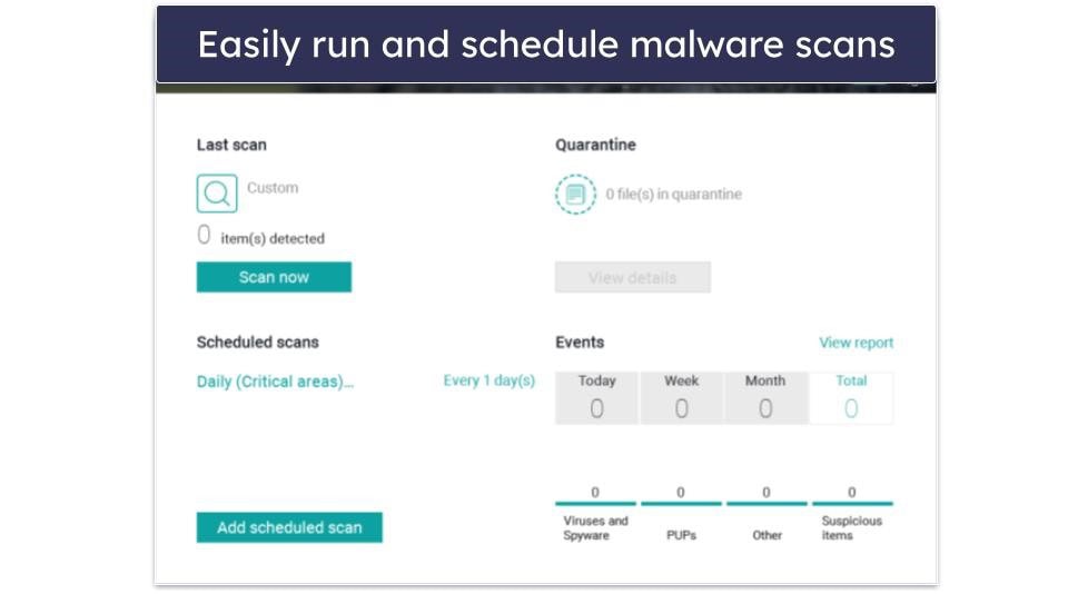 Bonus. Panda Dome — Good Malware Scanner With a Focus on Anti-Ransomware Capabilities