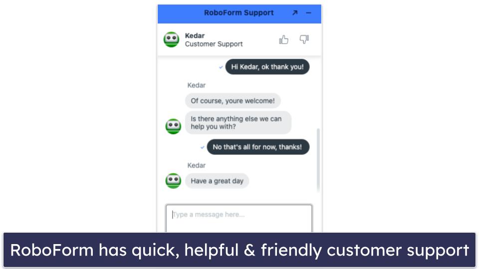Customer Support — Dashlane Has More Comprehensive Customer Support