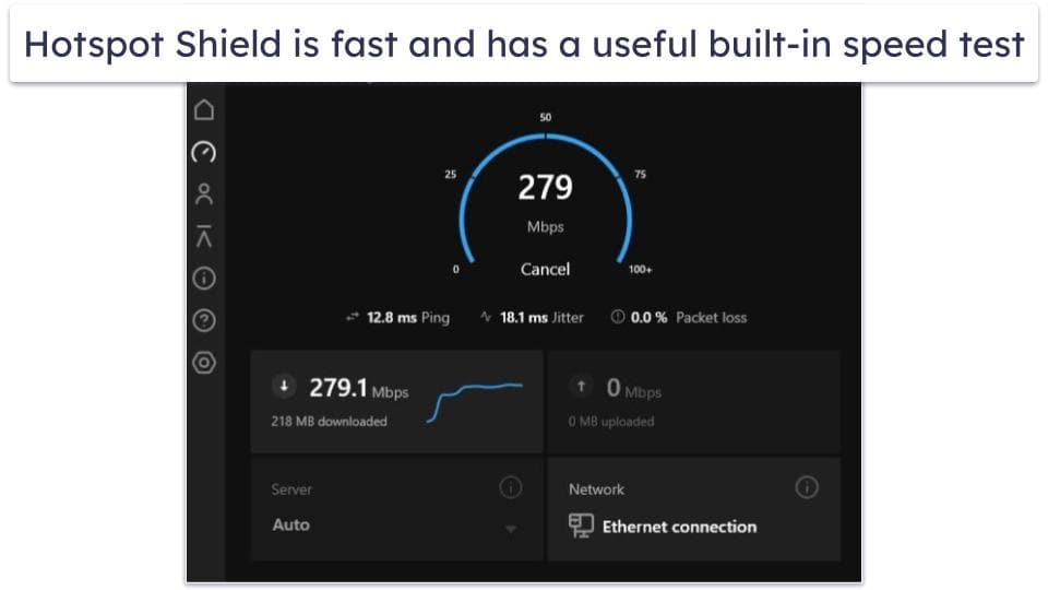 10. Hotspot Shield — Fast Speeds &amp; Good for Streaming