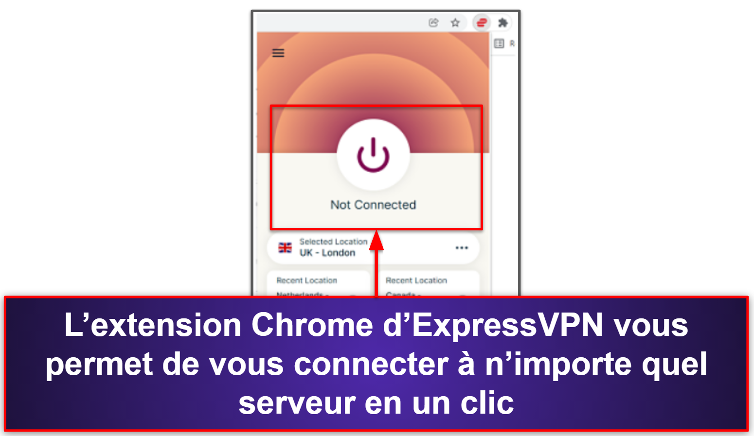🥇1. ExpressVPN — Le meilleur VPN pour Chrome dans l’ensemble