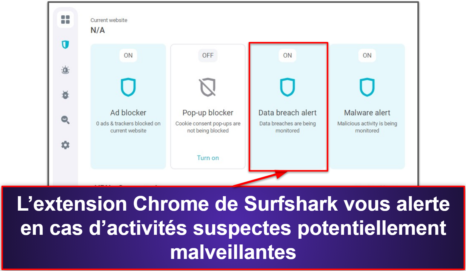 4. Surfshark — Un excellent VPN pour Chrome avec un vaste réseau de serveurs