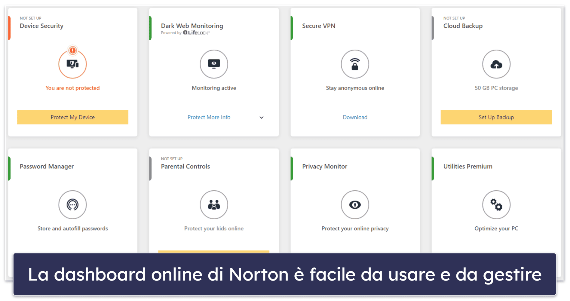 🥇1. Norton 360 — La miglior suite di sicurezza per PC del 2024