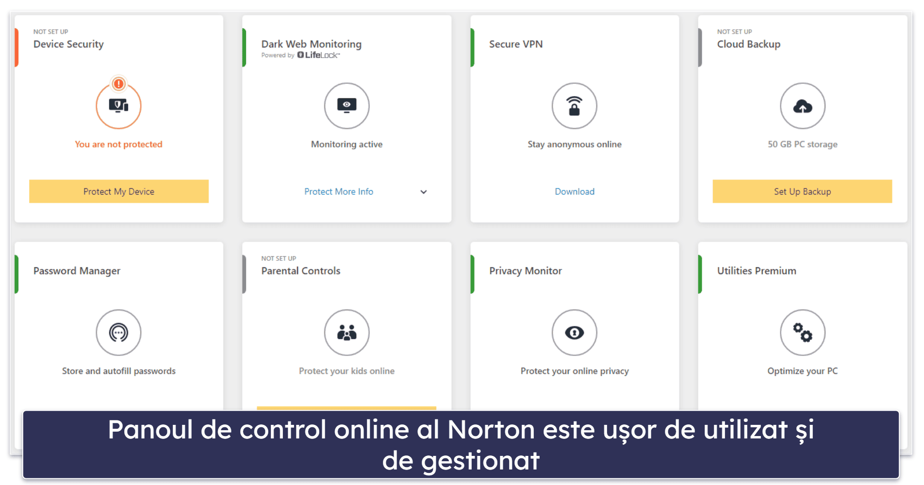 🥇1. Norton 360 — Cea mai bună suită de securitate PC din2024