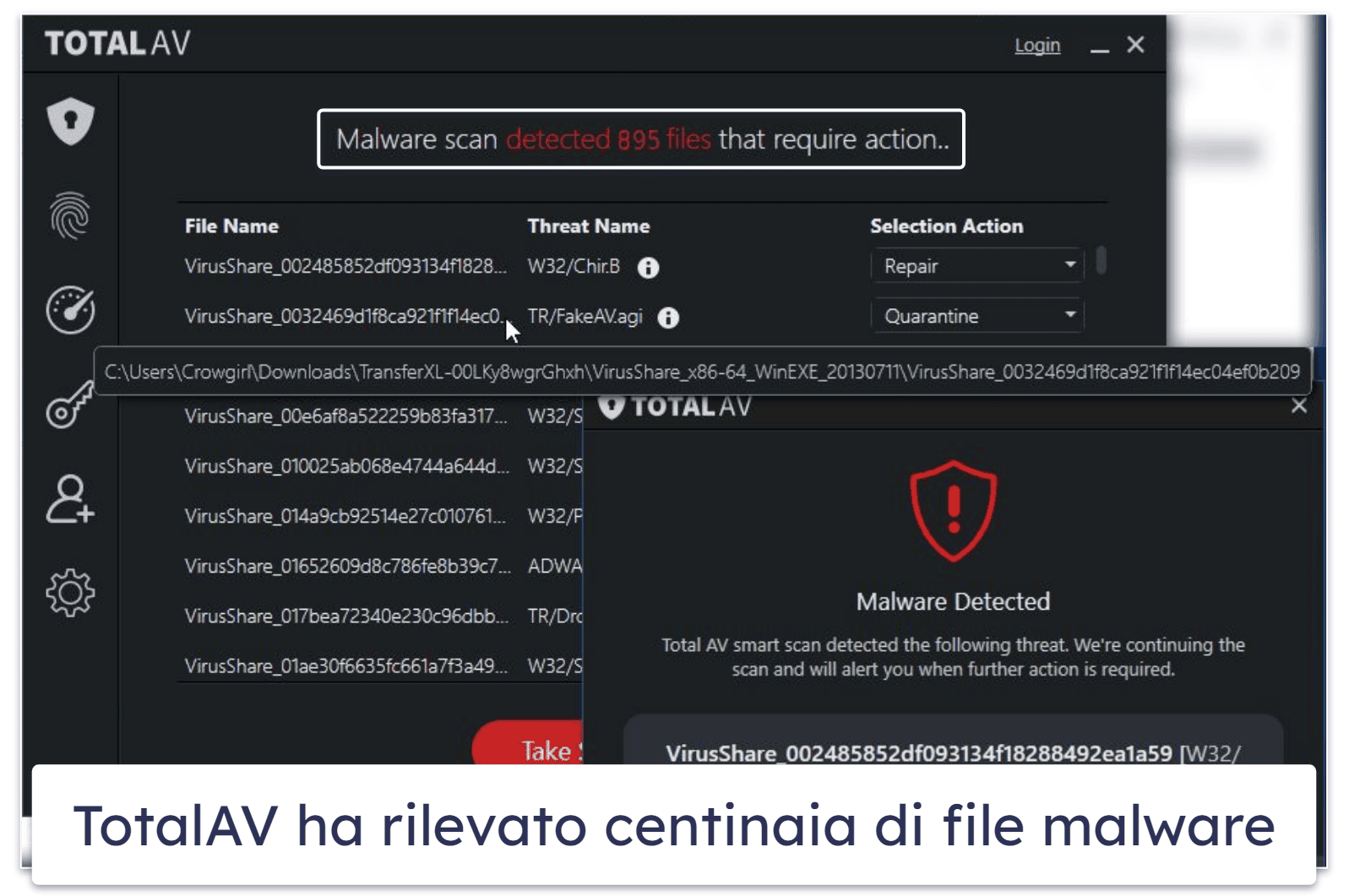 🥉3. TotalAV — Il miglior pacchetto antivirus + VPN per Windows