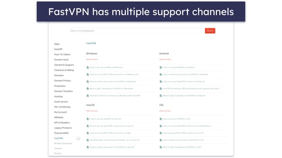 FastVPN Customer Support