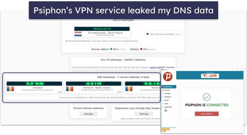 Psiphon Features