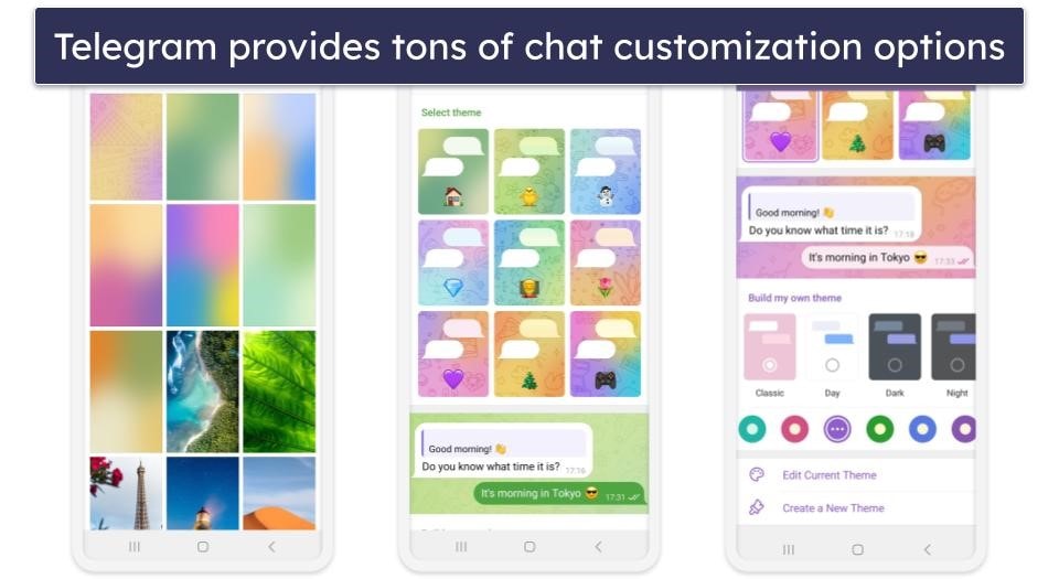 Customization — Telegram Is Way More Customizable