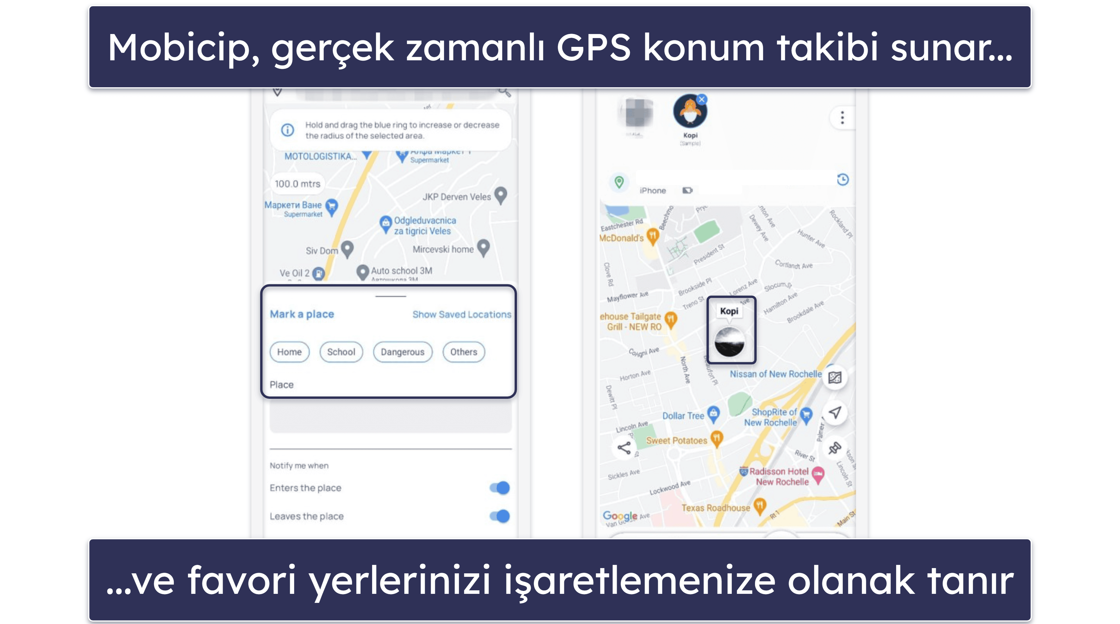 5. Mobicip — Aile Üyelerinin Yerlerini Harita Üzerinde Kolayca Takip Edebileceğiniz İyi Bir Konum Takibi