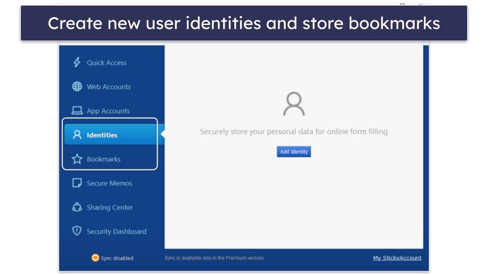 9. Sticky Password — Secure Data Sync Options