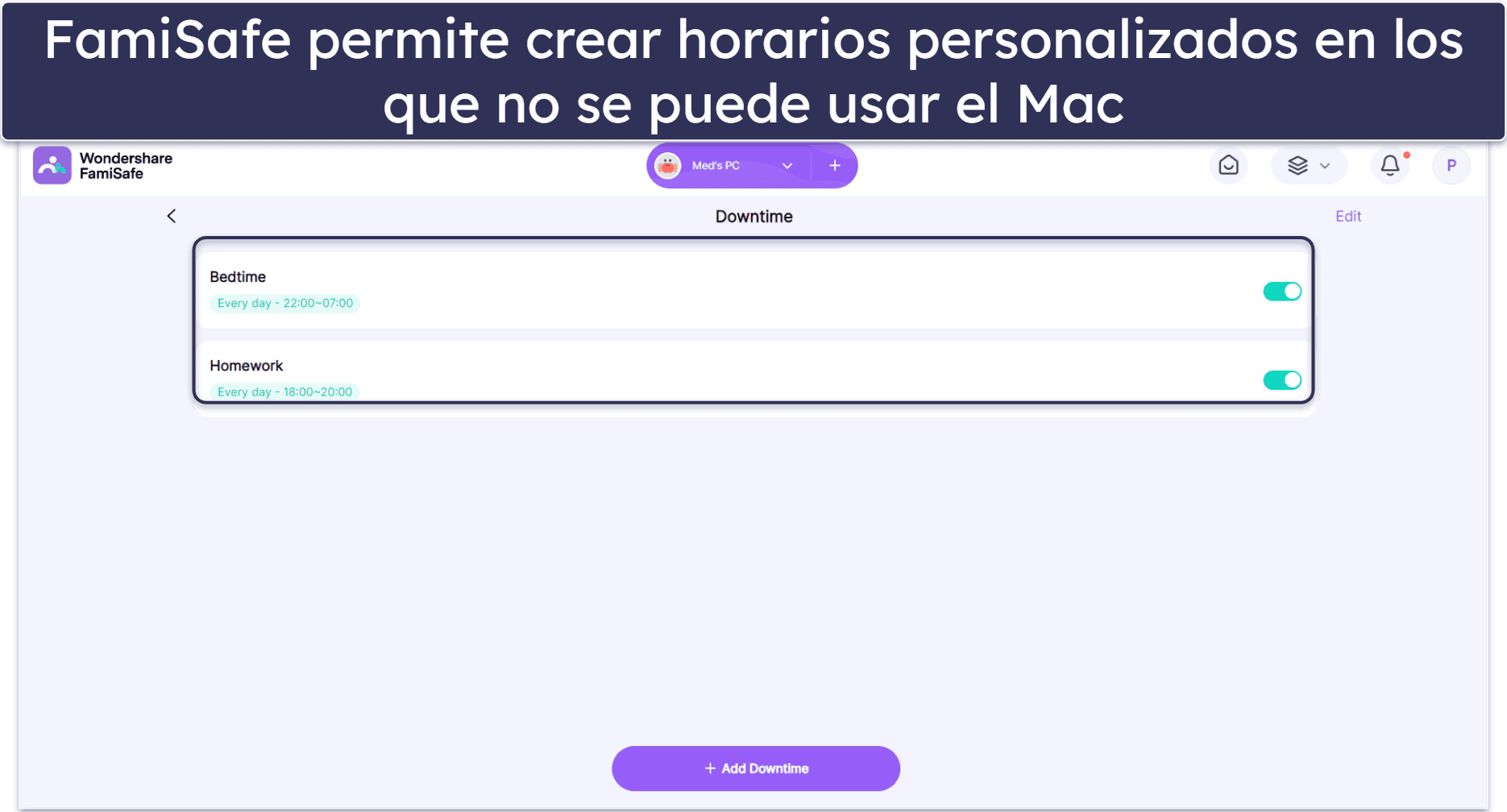 🥈2. FamiSafe: Supervisa el historial de navegación de tus hijos en Mac