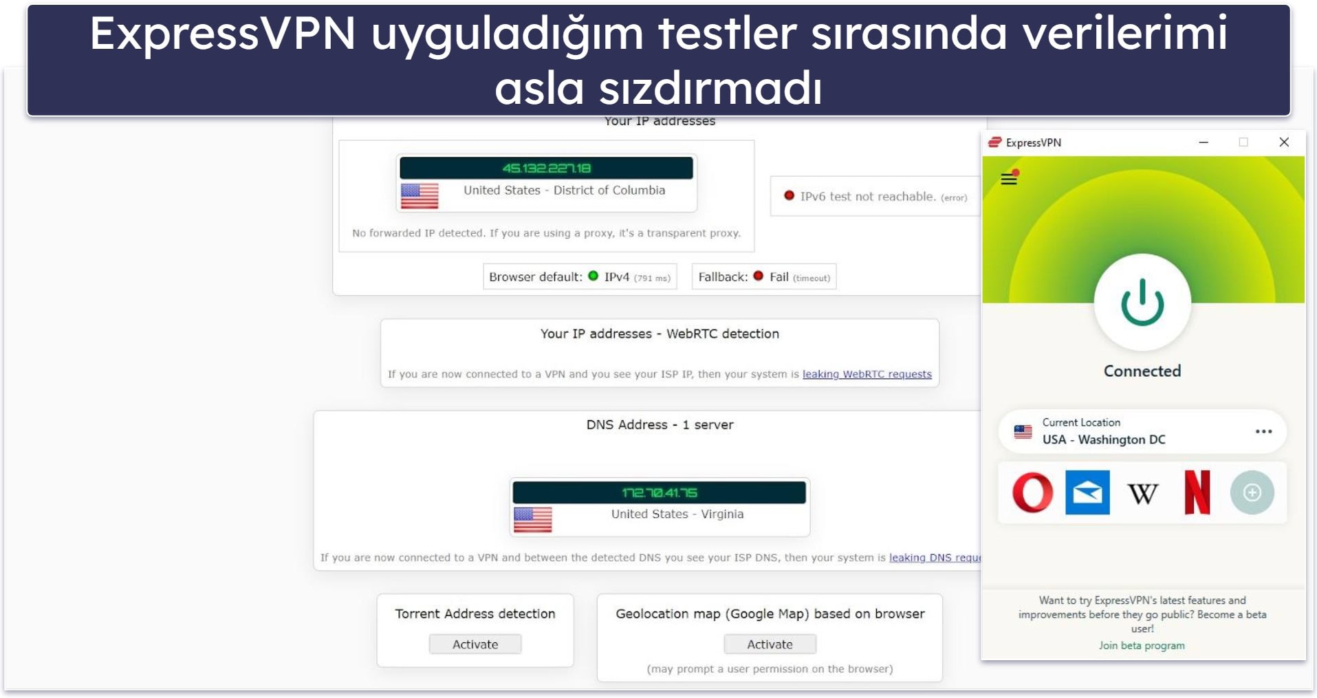 🥇1. ExpressVPN — Brave Tarayıcısı İçin En İyi VPN