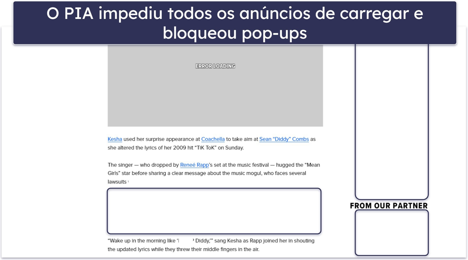 🥈2. Private Internet Access — Ideal para bloquear anúncios no Brave