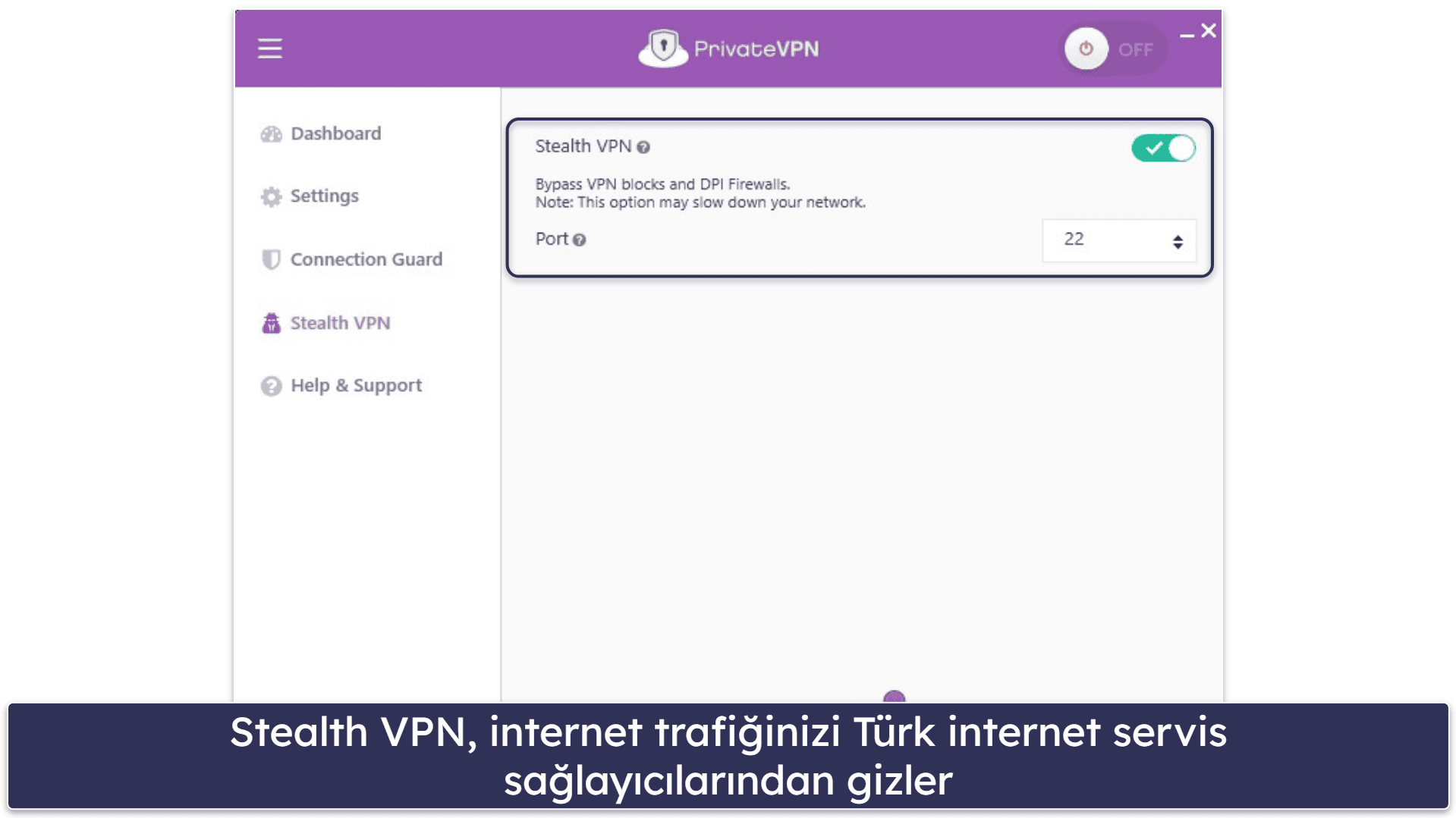 🥉3. PrivateVPN — Yeni Başlayanlar İçin Kullanımı Çok Kolay Türkiye VPN’i