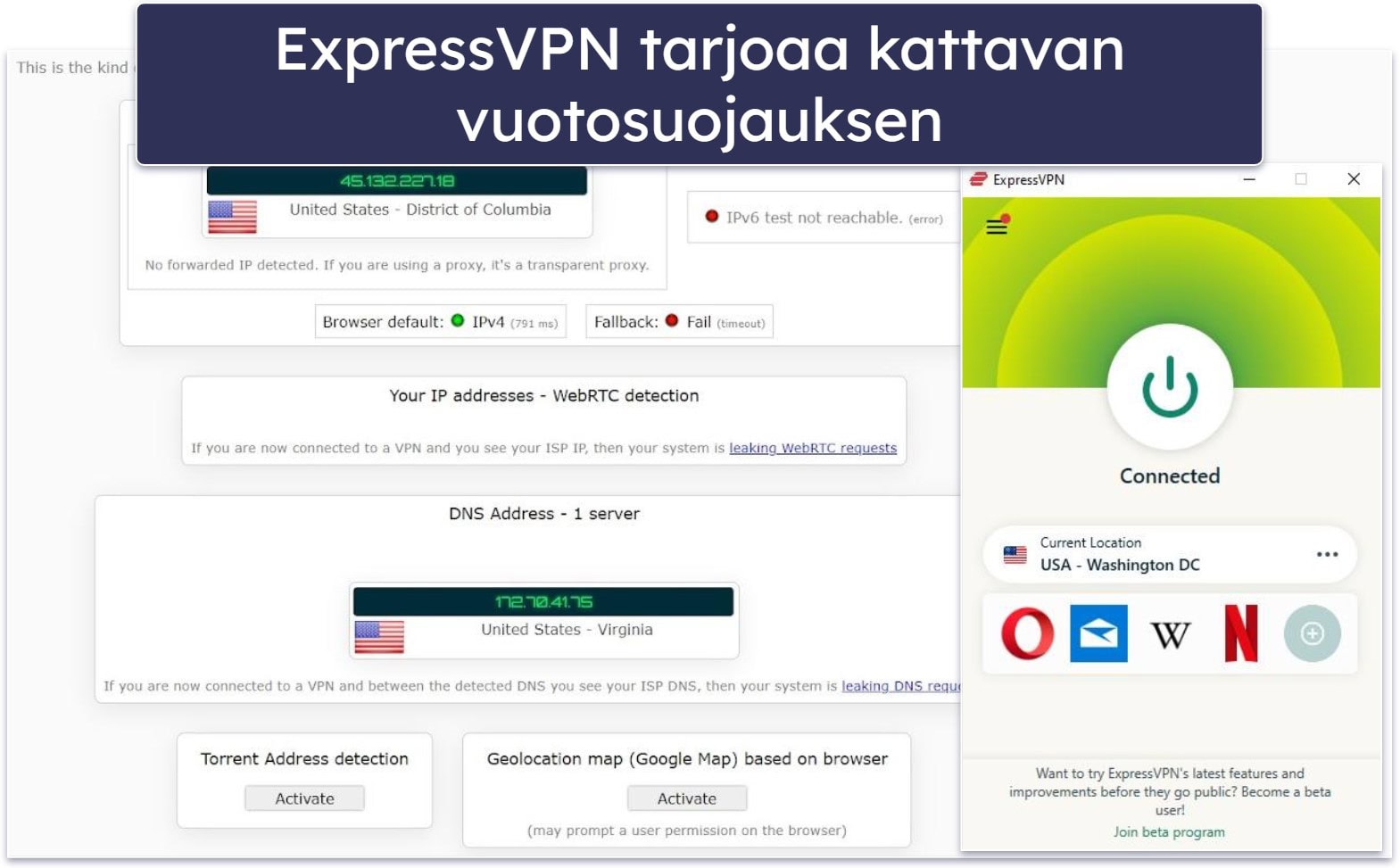 🥇1. ExpressVPN – Paras VPN F1-kisojen katseluun