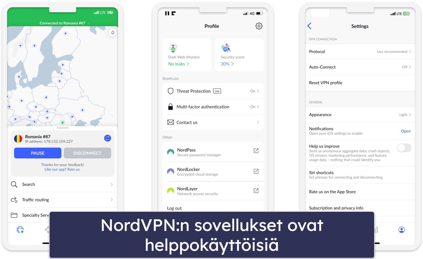 4. NordVPN – Erinomainen VPN turvalliseen F1-suoratoistoon