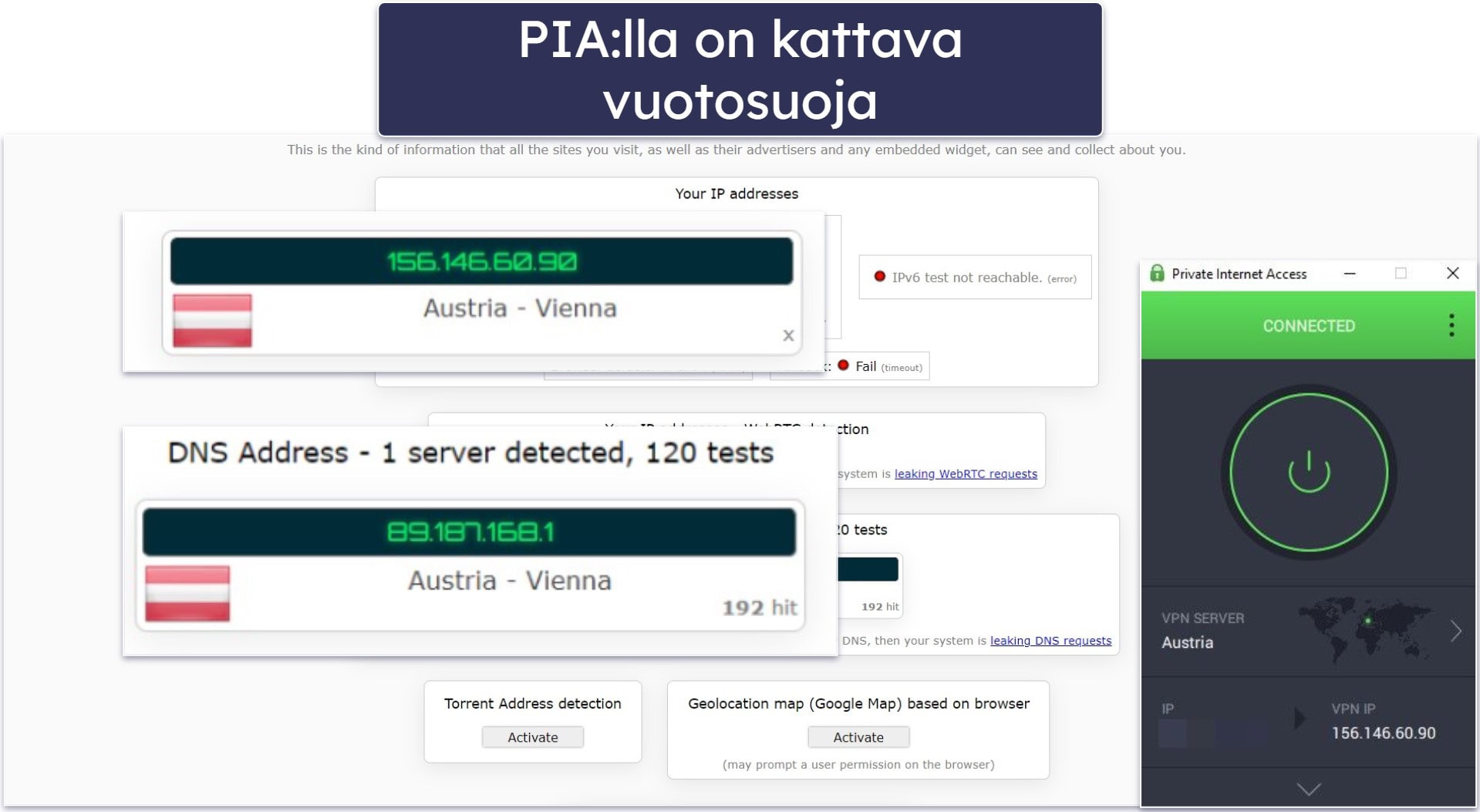 🥈2. Private Internet Access – Erinomainen VPN suoratoistoon lähes millä tahansa laitteella