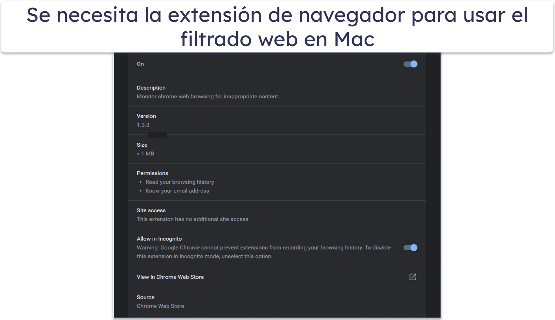 4. Bark: Su filtrado web para Mac es excelente