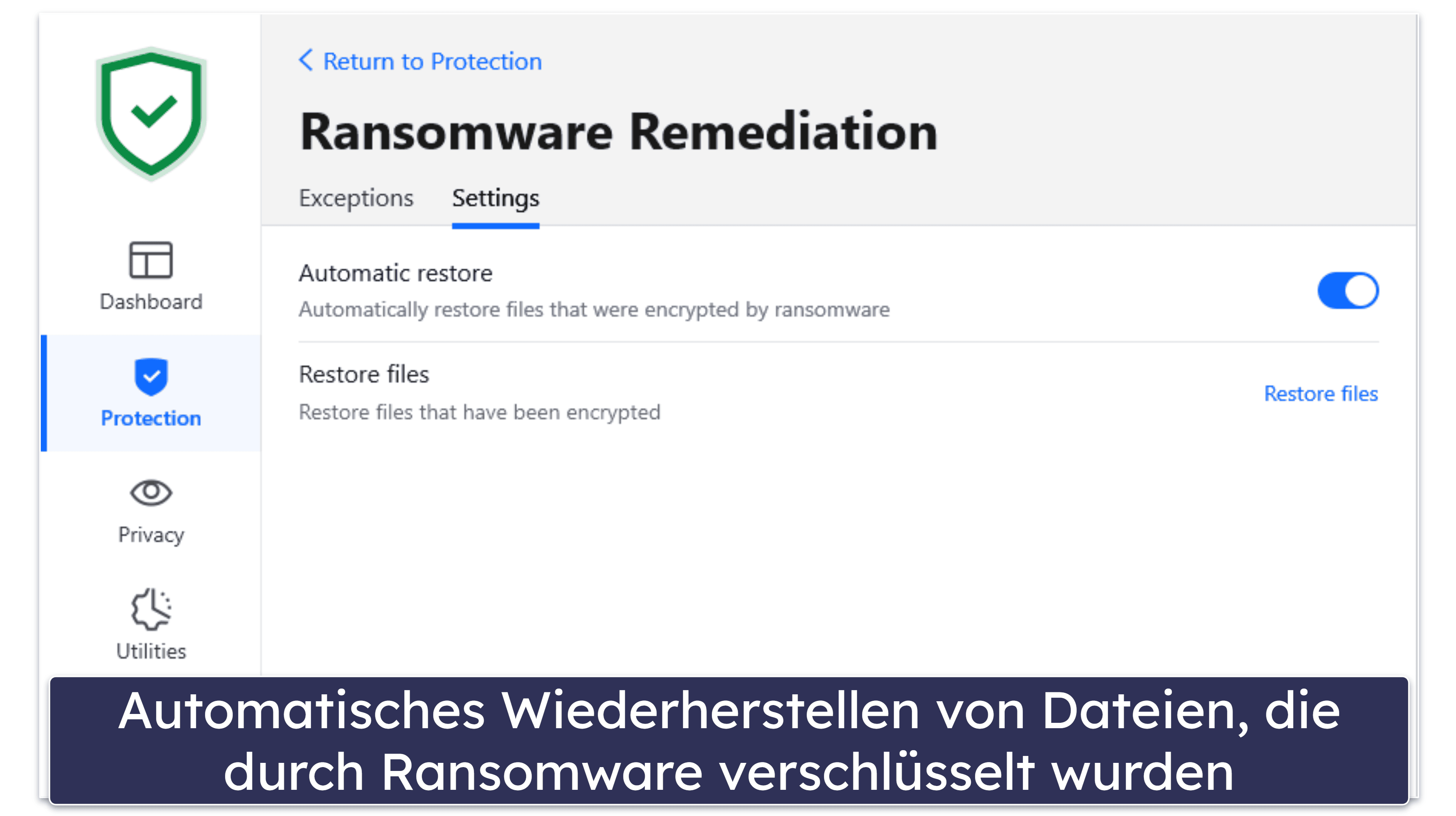 Bitdefender – Sicherheitsfunktionen