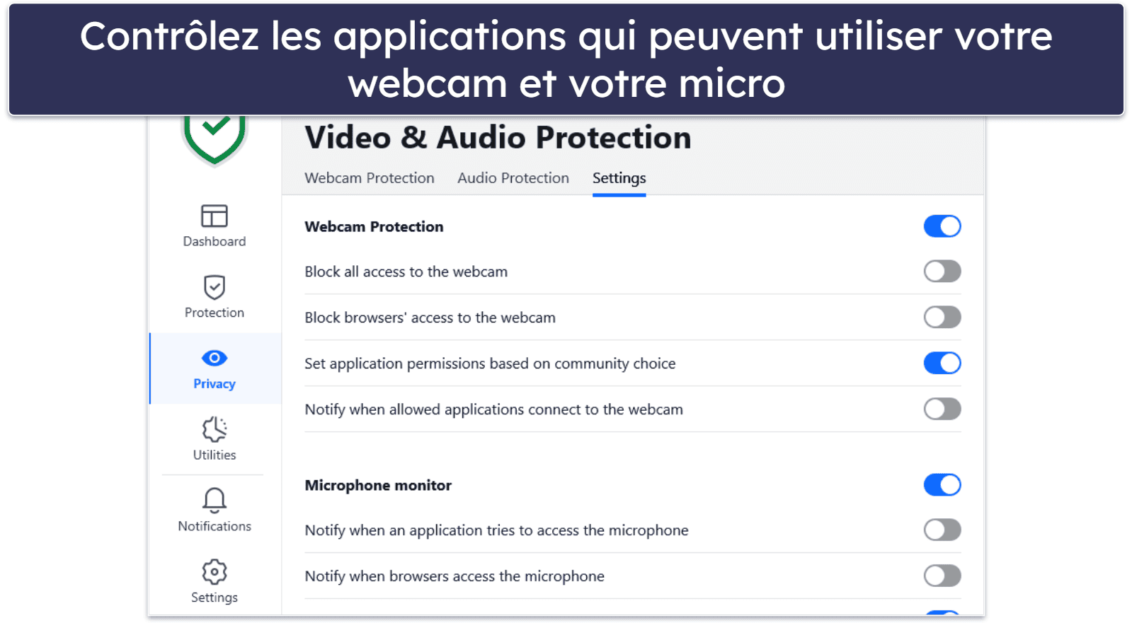 Fonctionnalités de Bitdefender Security