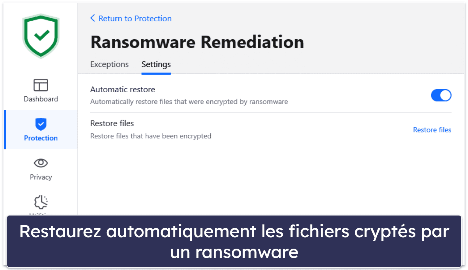 Fonctionnalités de Bitdefender Security