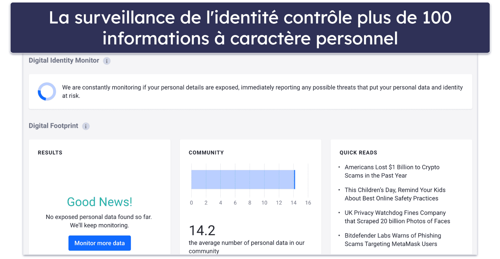 Fonctionnalités de Bitdefender Security