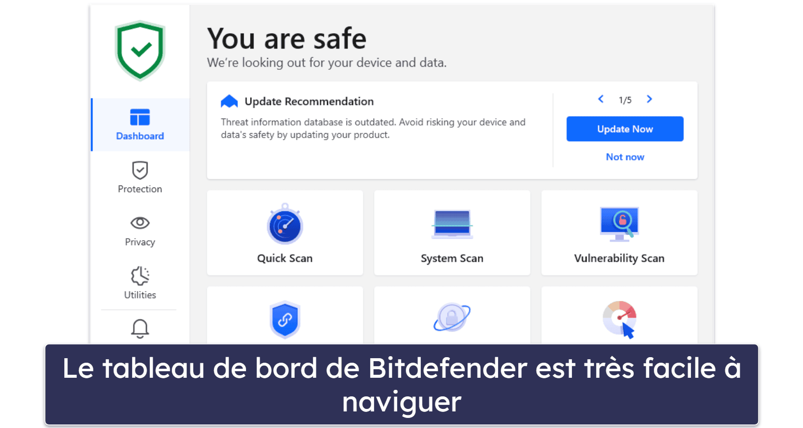 Facilité d’utilisation et d’installation de Bitdefender