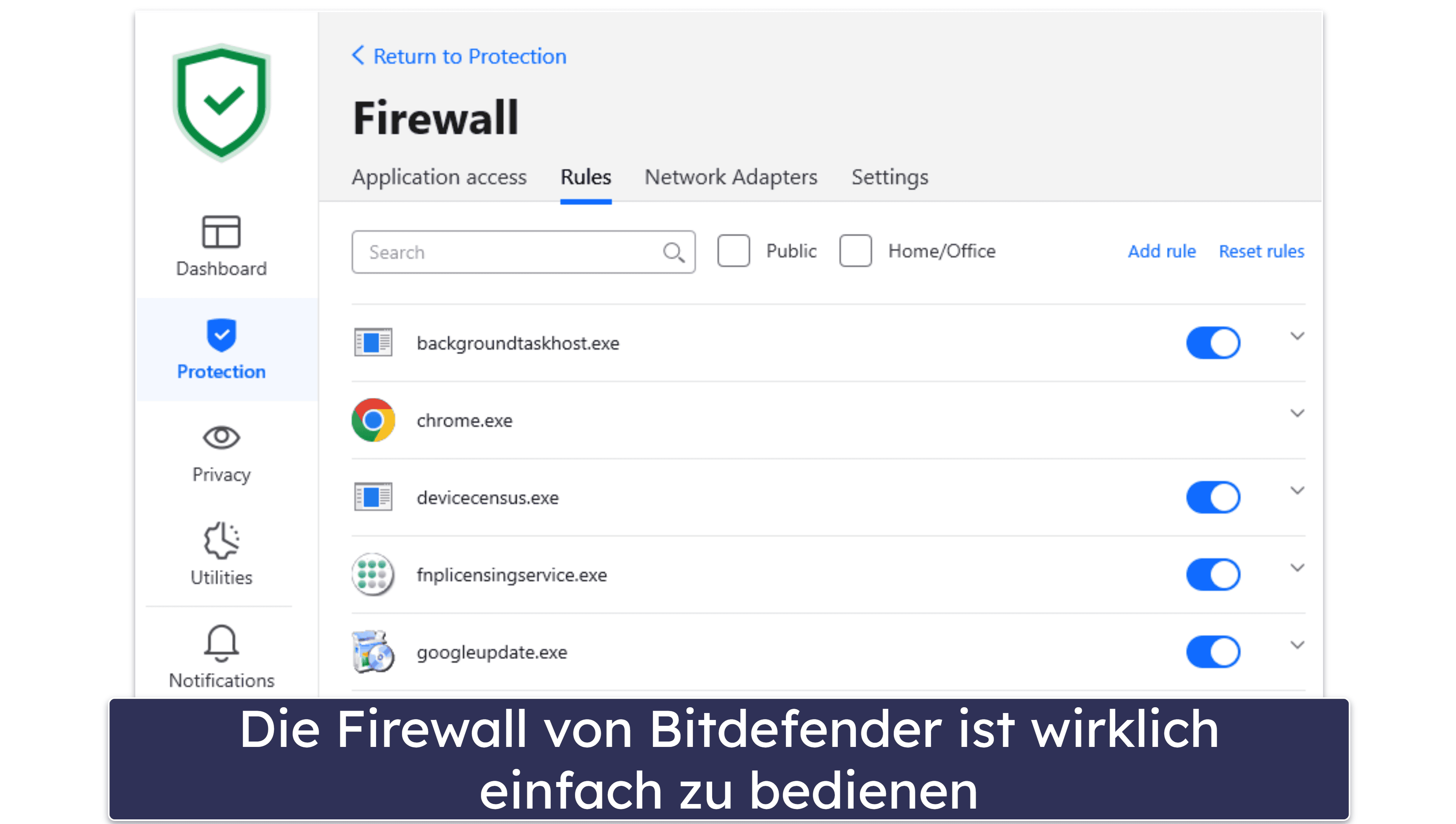 Bitdefender – Sicherheitsfunktionen