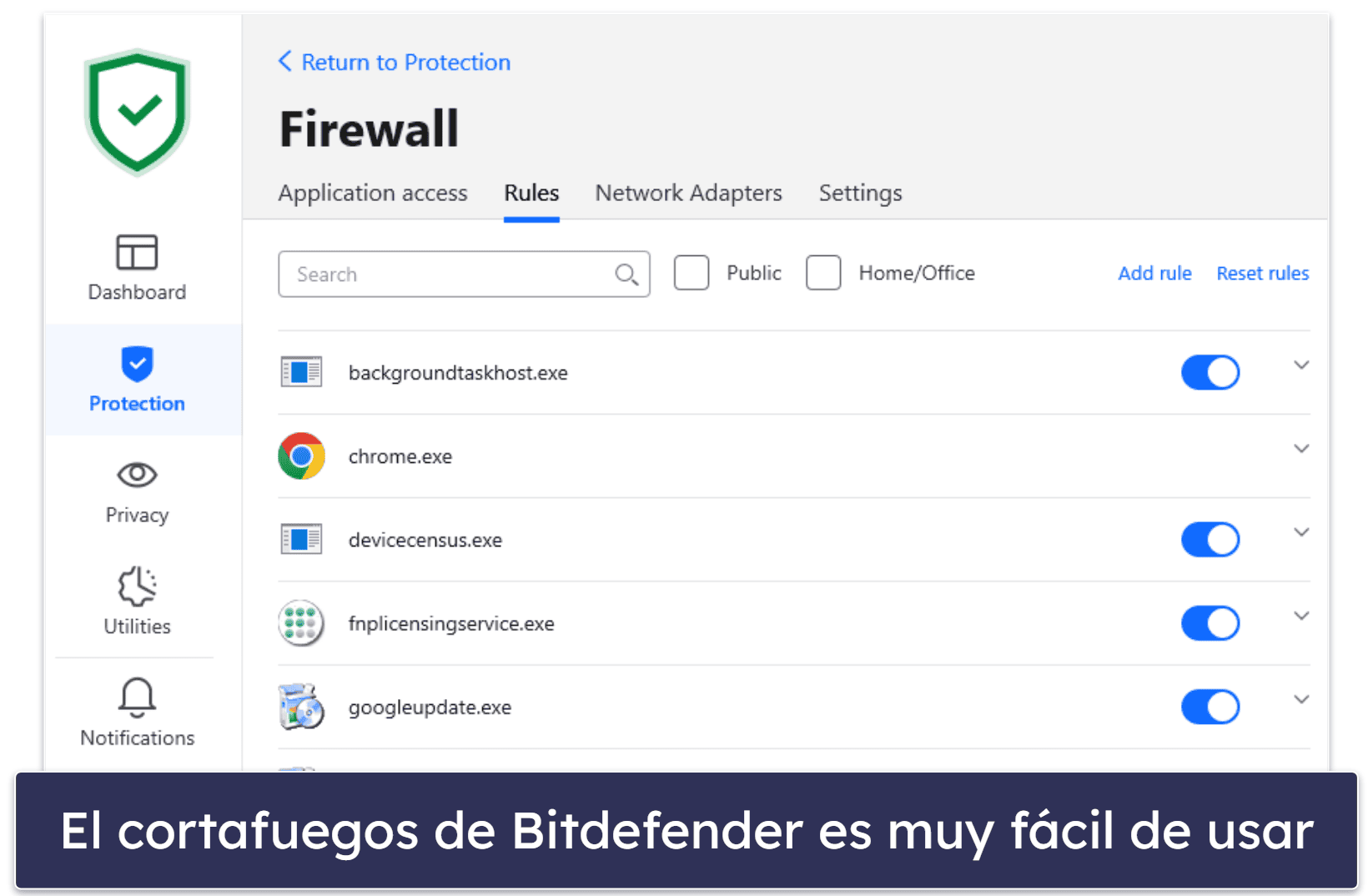 Prestaciones de seguridad de Bitdefender