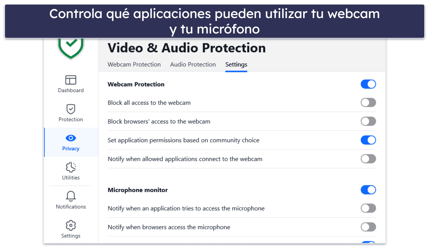 Prestaciones de seguridad de Bitdefender