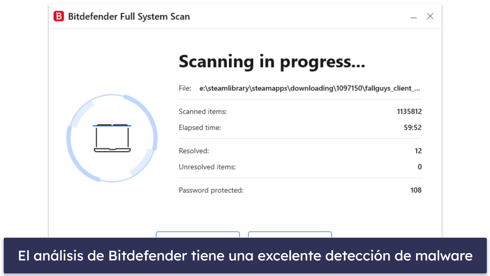 Prestaciones de seguridad de Bitdefender