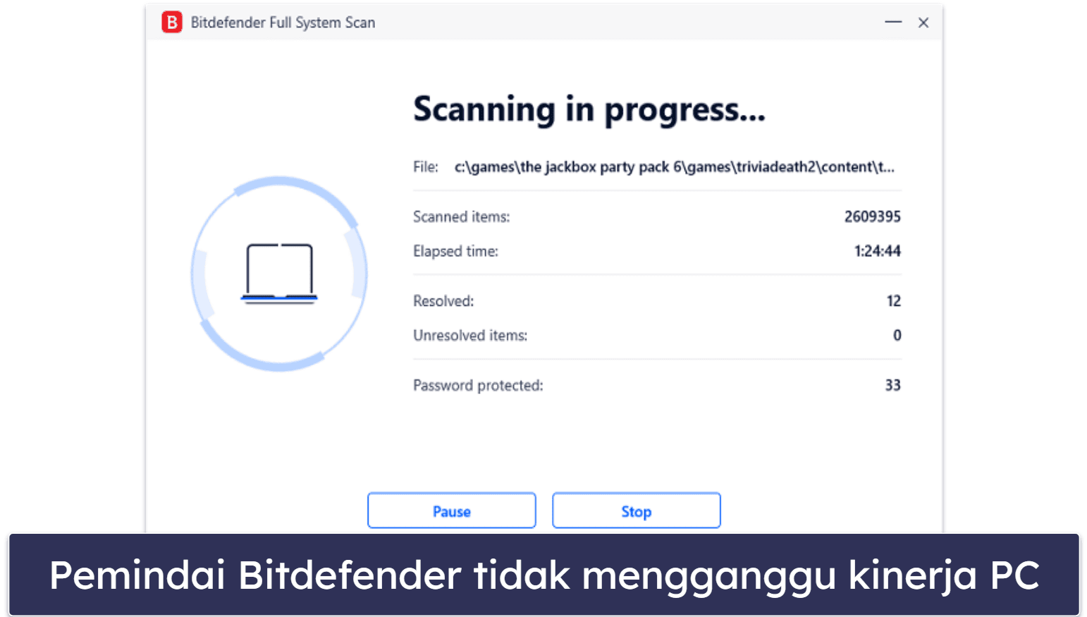 🥈2. Bitdefender Total Security — Cocok untuk Perlindungan Malware Tingkat Lanjut