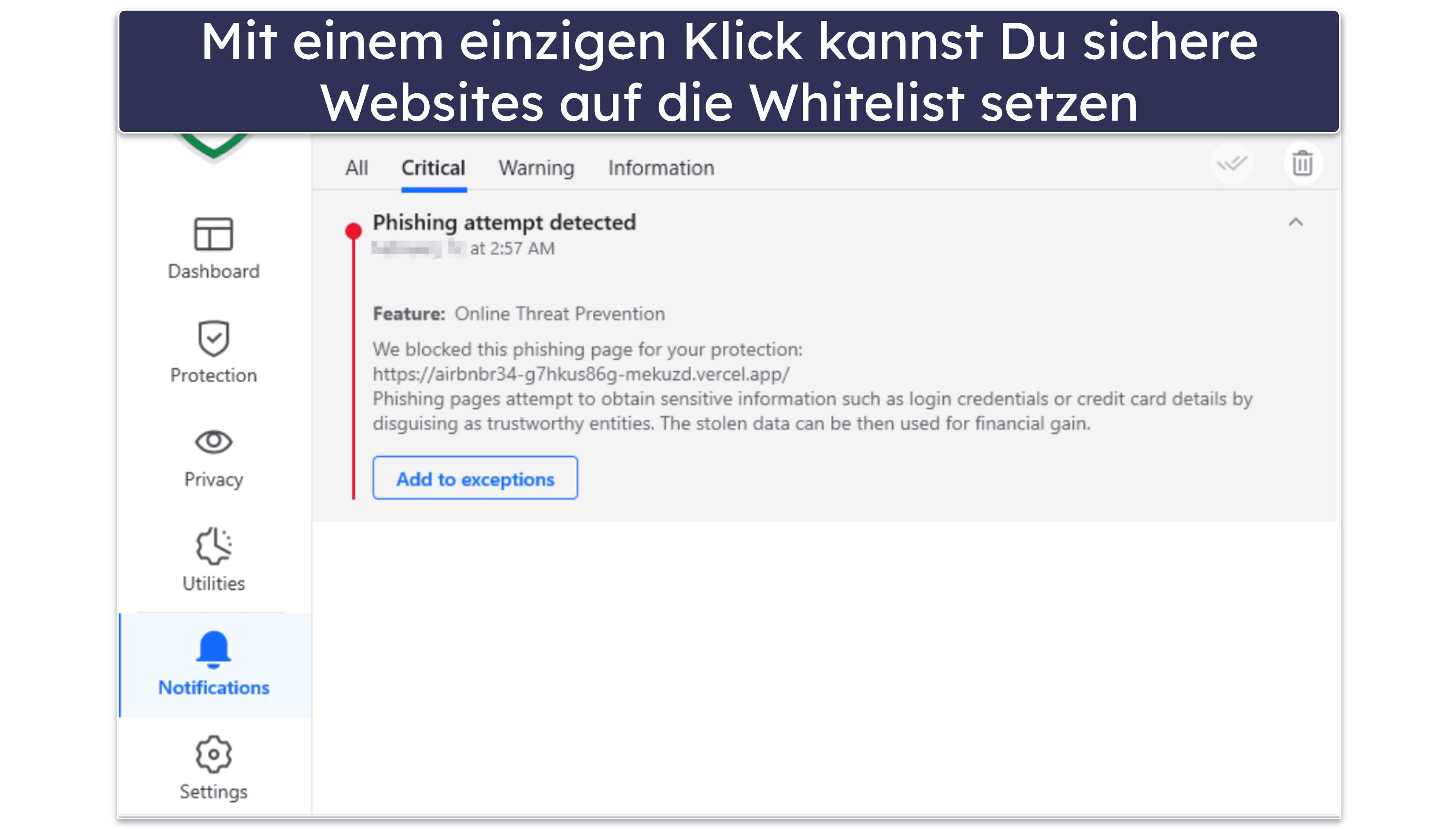 Bitdefender – Sicherheitsfunktionen