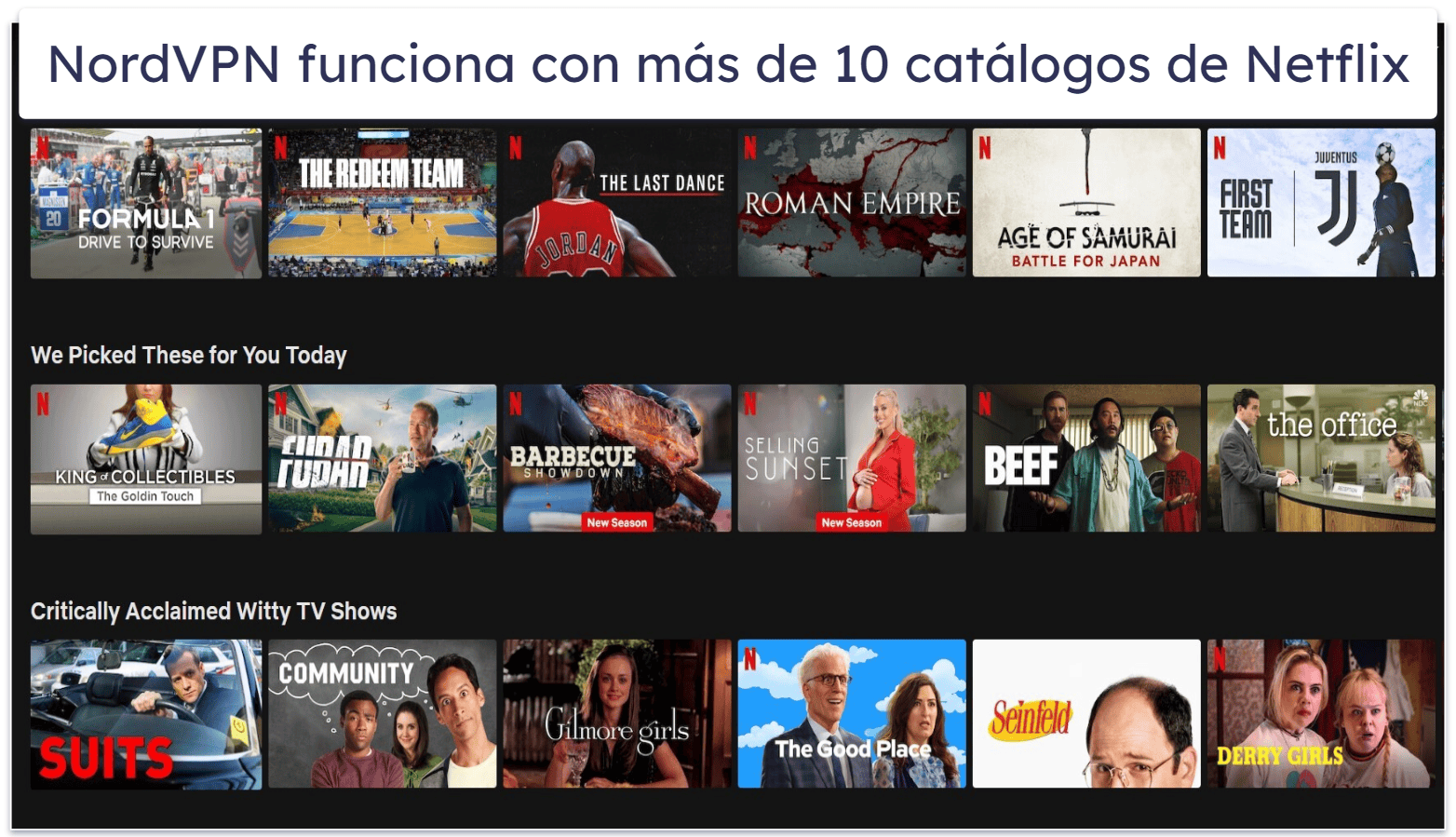 ¿Qué hace que NordVPN sea una buena opción para ver Netflix?