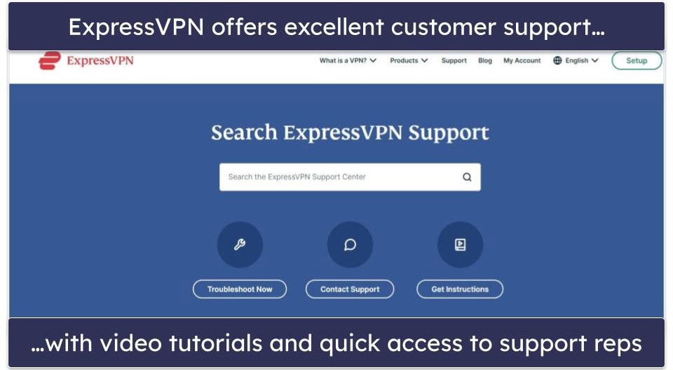 Customer Support — ExpressVPN Provides Better Customer Support