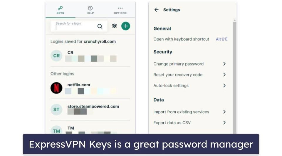 Extra Features — Either VPN Is a Great Pick
