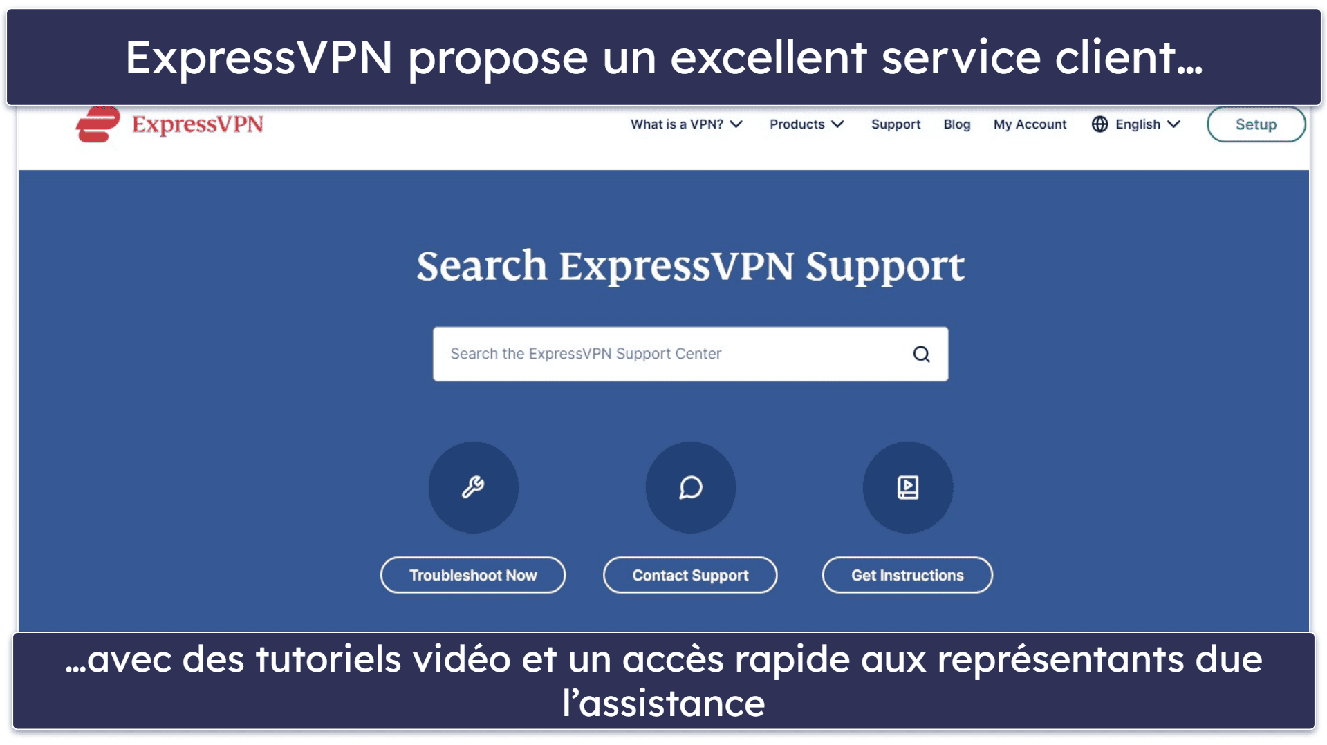 Service client ExpressVPN