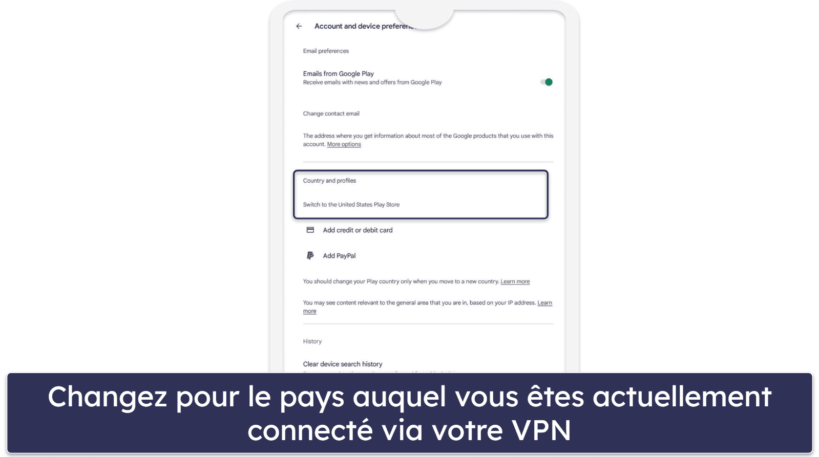 Comment changer de pays sur le Google Play Store (Guide étape par étape)