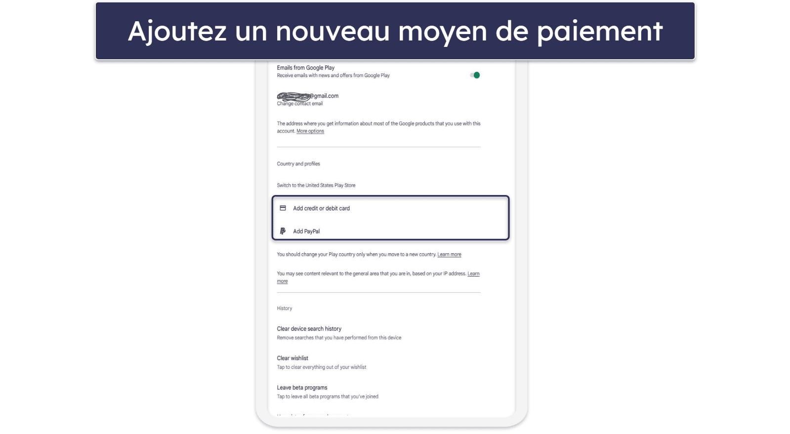 Comment changer de pays sur le Google Play Store (Guide étape par étape)