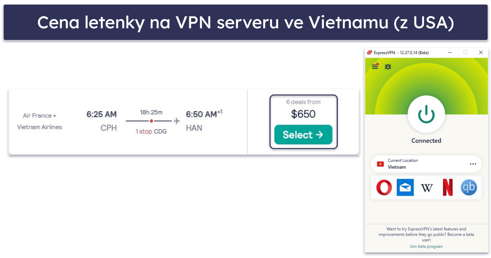 Jak vám VPN pomůže sehnat levné letenky?