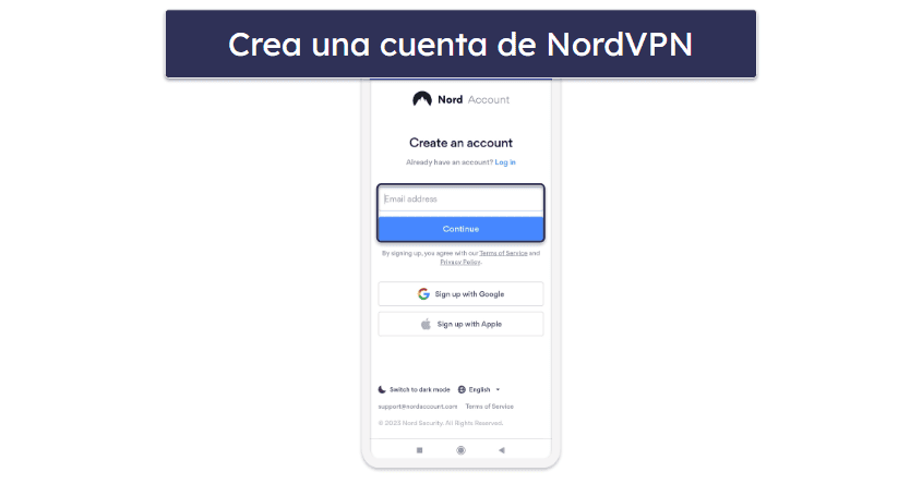 Cómo obtener la prueba gratis de 7 días de NordVPN