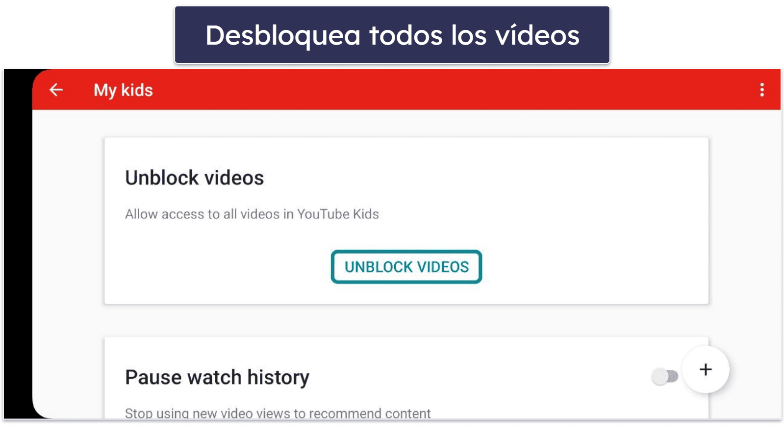 Cómo configurar YouTube Kids