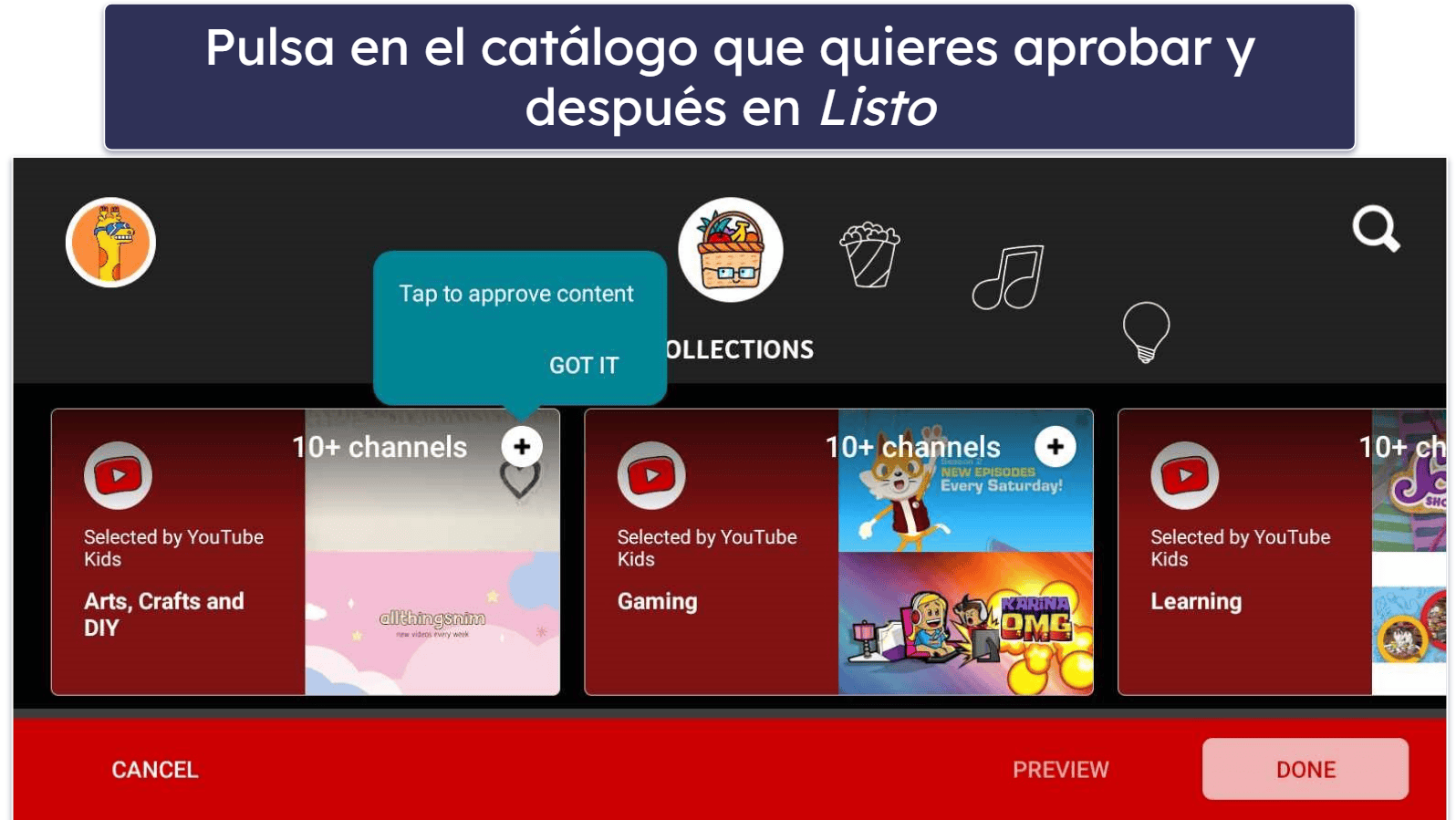 Cómo configurar YouTube Kids