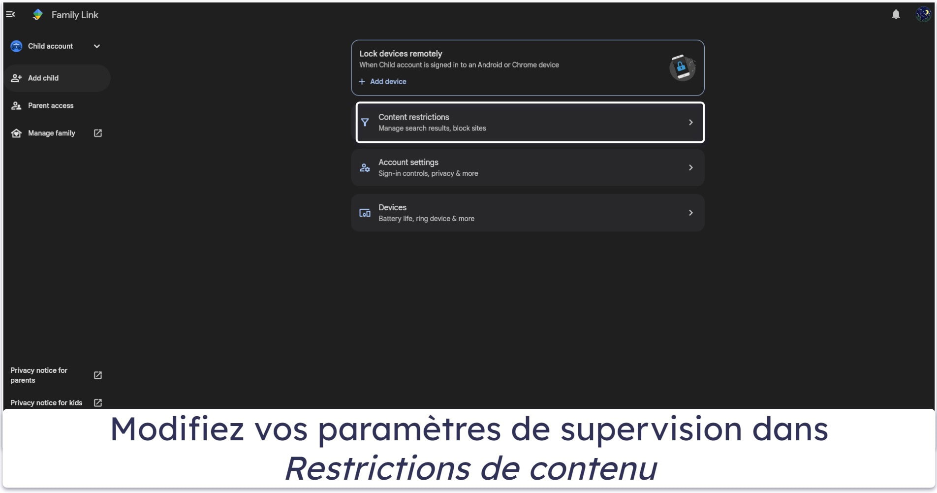 Configuration du contrôle parental de Google (guide détaillé)