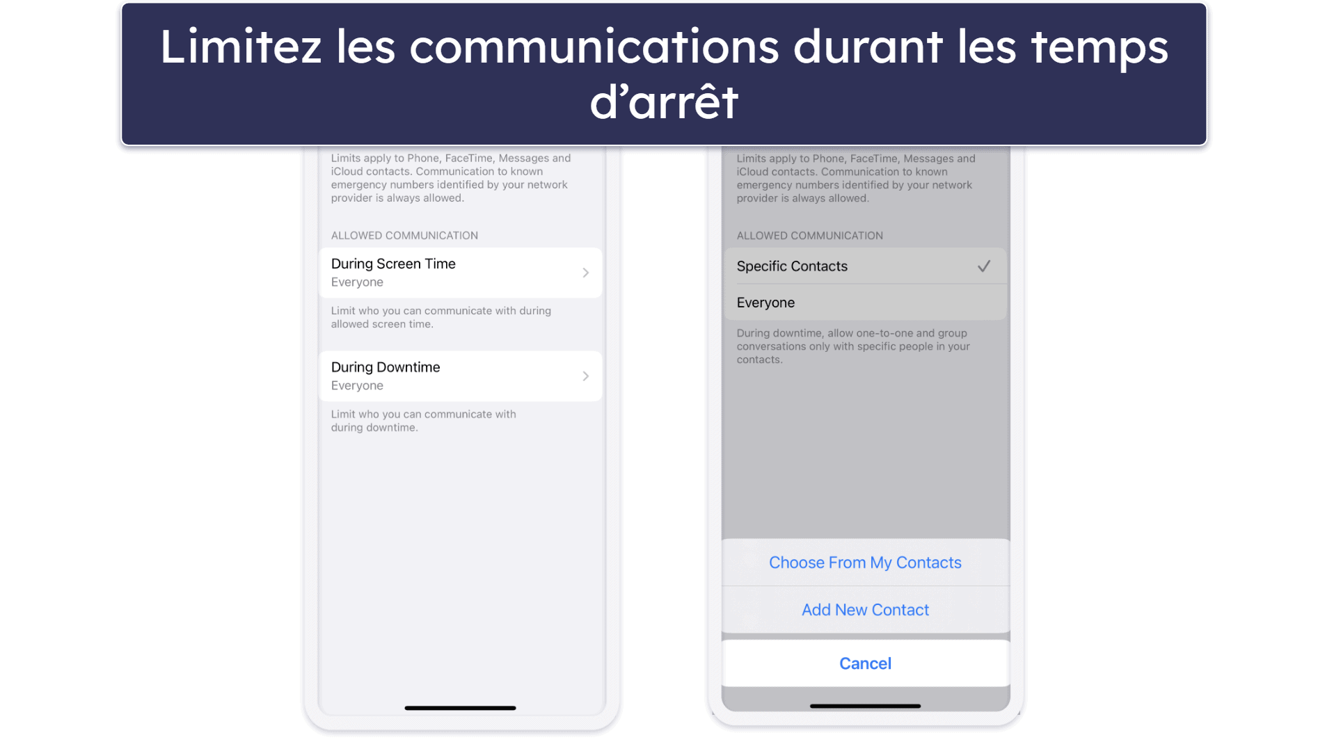 Comment configurer le contrôle parental sur iPhone (et iPad)?