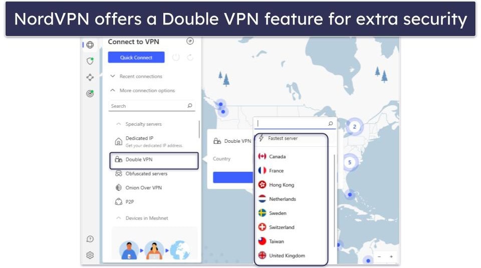Extra Features — NordVPN Is Much Better