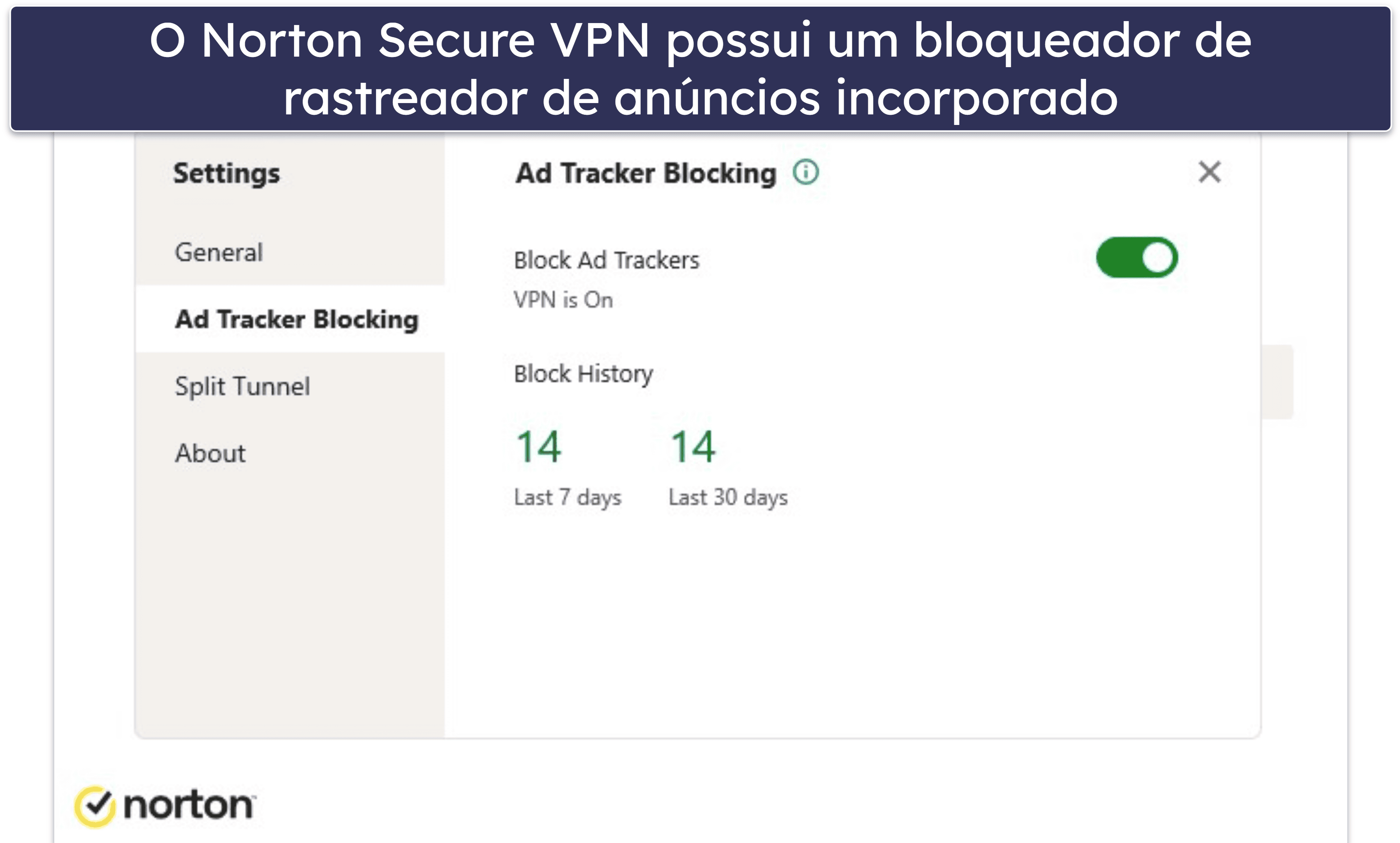 Recursos do Norton Secure VPN