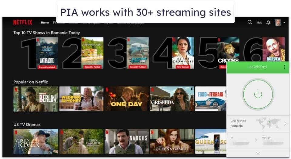 Streaming — Private Internet Access Has Better Streaming Support